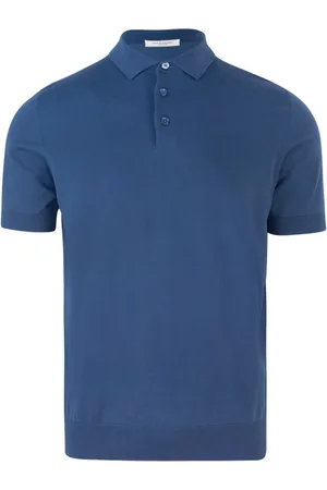 Paolo Pecora Fein gestricktes Poloshirt