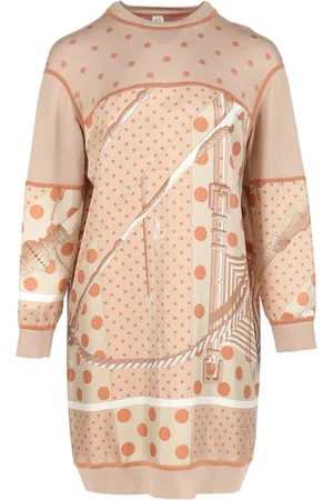 Hermès 2000s Clic Clac à Pois Kleid