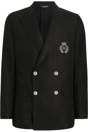 Dolce & Gabbana Sakko mit Monogramm-Patch