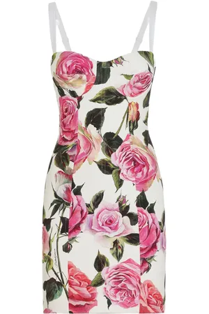 Dolce & Gabbana Minikleid mit Blumen-Print