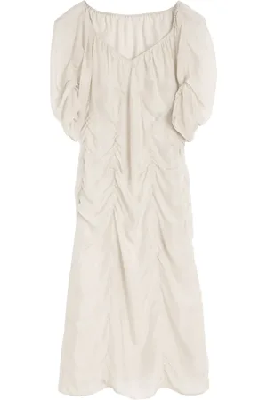 LEMAIRE Mittellanges Chiffonkleid