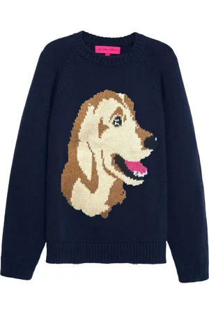 THE ELDER STATESMAN Pullover mit Retriever-Motiv