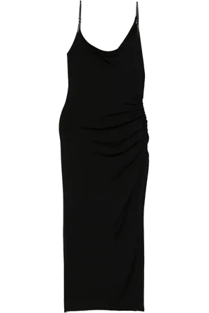 MUGLER Asymmetrisches Maxikleid