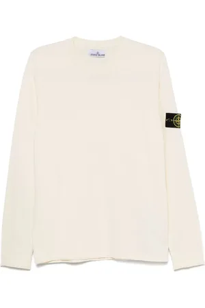 Stone Island Pullover mit Kompass-Patch