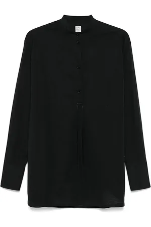 Totême Bluse mit Stehkragen