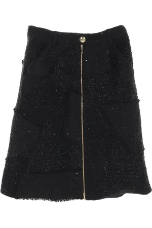 CHANEL 1986-1988 Minirock aus Tweed