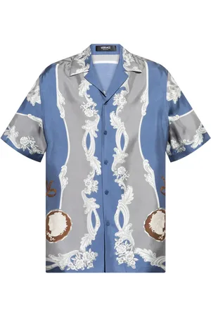 VERSACE Cameo Seidenhemd