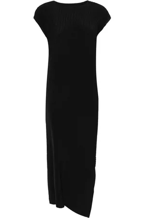 Issey Miyake Vigor Pleats Solid Maxikleid