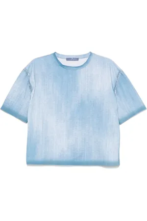 ERMANNO SCERVINO T-Shirt mit Denim-Print