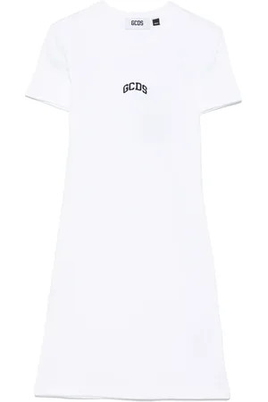 GCDS Minikleid mit Logo-Stickerei