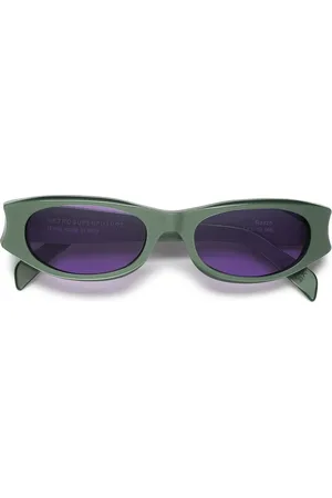 Retrosuperfuture Razzo Sonnenbrille im Metallic-Look