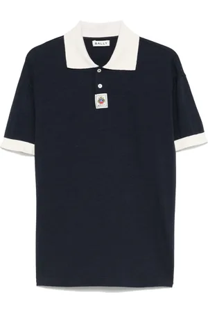 Bally Poloshirt mit Logo-Patch