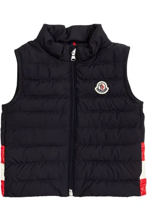 Moncler Daunenweste mit Logo-Print
