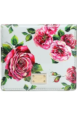Dolce & Gabbana Portemonnaie mit Blumen-Print