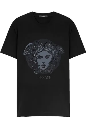VERSACE T-Shirt mit Medusa-Stickerei