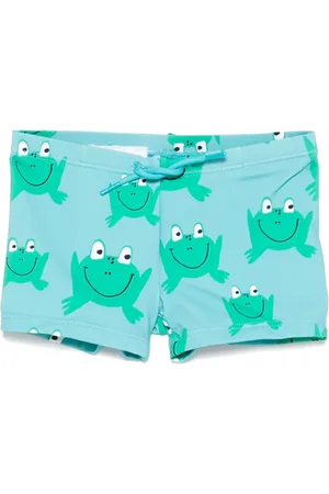 Stella McCartney Badeshorts mit Frosch-Print