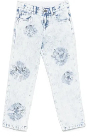 Stella McCartney Spongebob Jeans mit Print