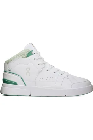 On Running On The Roger Clubhouse "White Green" Sneakers