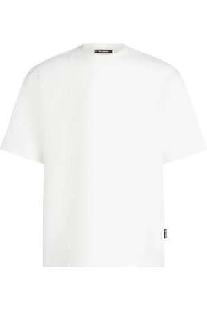 Karl Lagerfeld T-Shirt mit Buchstaben-Stickerei