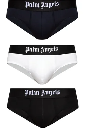 Palm Angels Set aus drei Slips mit Logo-Bund