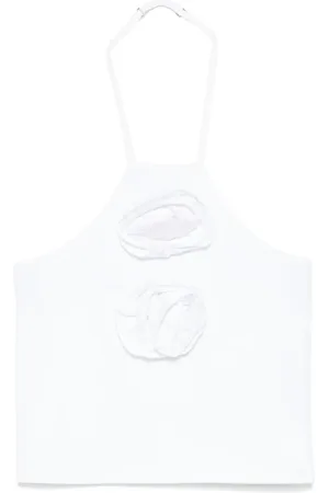 Twin-Set T-Shirt mit Blumenapplikationen
