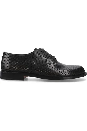 Premiata Derby-Schuhe mit Budapestermuster