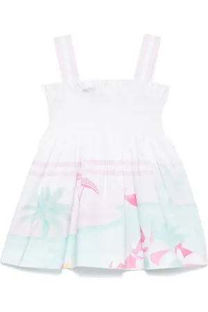 Lapin House Kleid mit Strand-Print