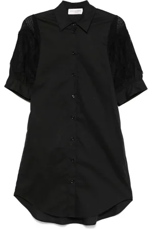 Ermanno Firenze Minikleid mit Spitzeneinsatz