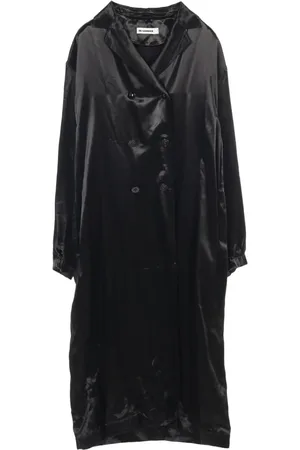 Jil Sander 2010 Mantel mit Logo-Print