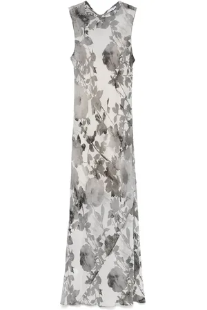 Patrizia Pepe Midikleid mit Blumen-Print
