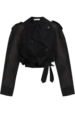 Helmut Lang Zweireihiger Cropped-Mantel