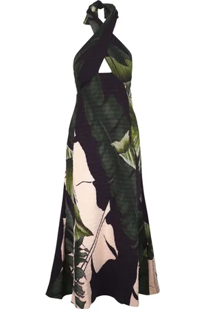 JOHANNA ORTIZ Maxikleid mit Blumen-Print