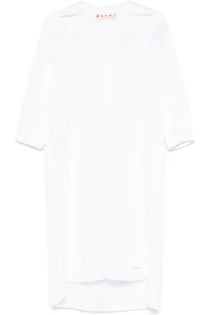Marni Midikleid aus Popeline