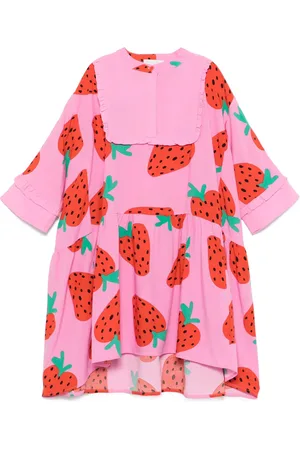 Stella McCartney Kleid mit Erdbeeren-Print