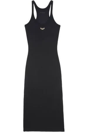 Zadig & Voltaire Geripptes Midikleid