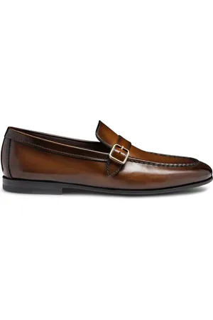 santoni Loafer mit Schnalle