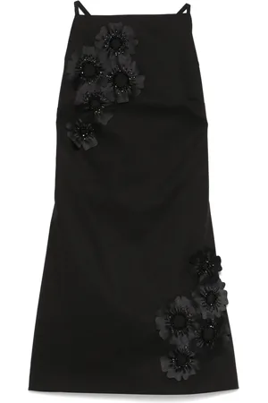 Msgm Minikleid mit Blumenapplikation