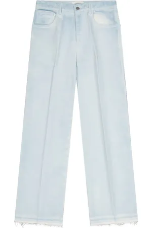 LANEUS Baggy-Jeans aus Gabardine
