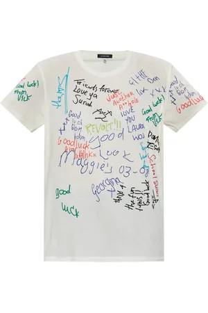 R13 T-Shirt mit Text-Print