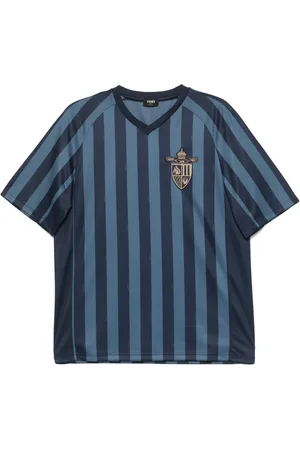 Fendi Gestreiftes T-Shirt
