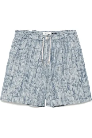 SYSTEM Jeans-Shorts mit Jacquardmuster