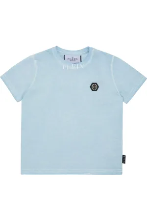 Philipp Plein Basic Plein Old T-Shirt in Batik-Optik