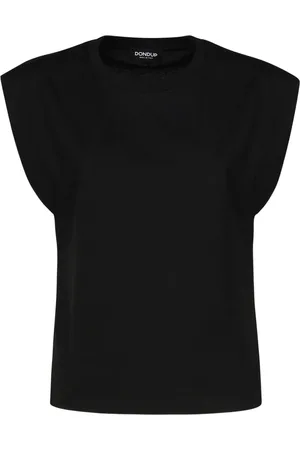 Dondup T-Shirt mit Logo-Schild