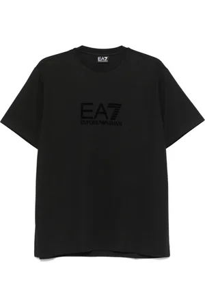 EA7 T-Shirt mit geflocktem Logo
