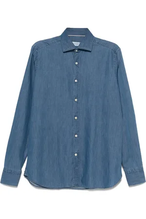 Tintoria Mattei Hemd aus Chambray