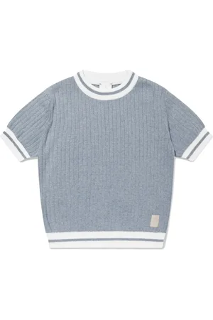 ELEVENTY Pullover mit Logo-Applikation