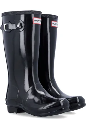 Hunter Stiefel mit Logo-Patch