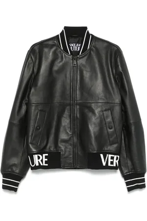 VERSACE Jacke mit Logo-Jacquard