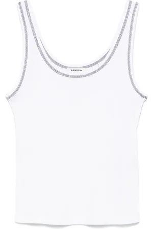 Sandro Geripptes Tanktop