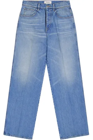 LANEUS Baggy-Jeans aus Gabardine